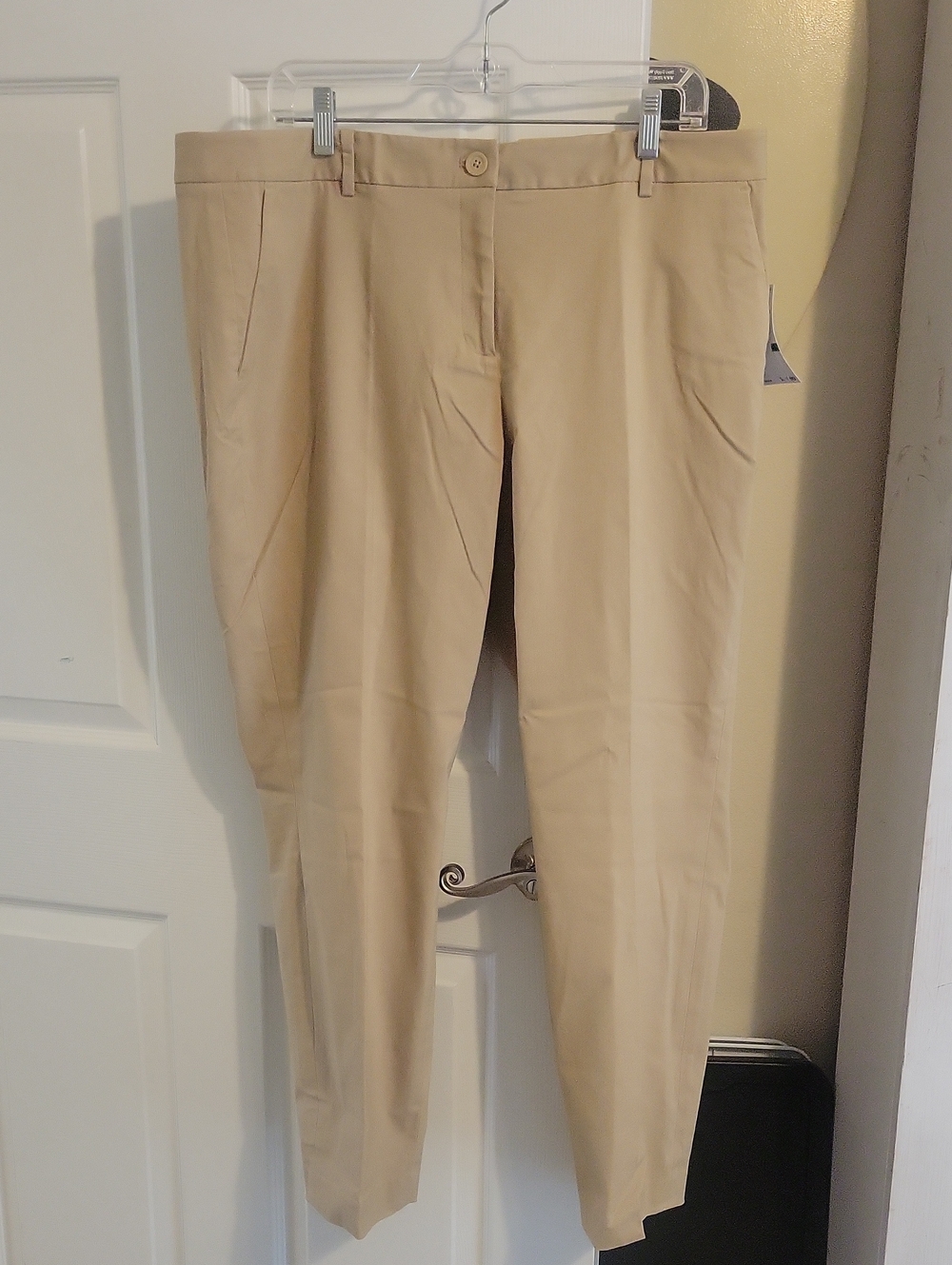 MICHAEL Michael Kors Sz16 Khaki Beige Trousers with Pockets NWT
